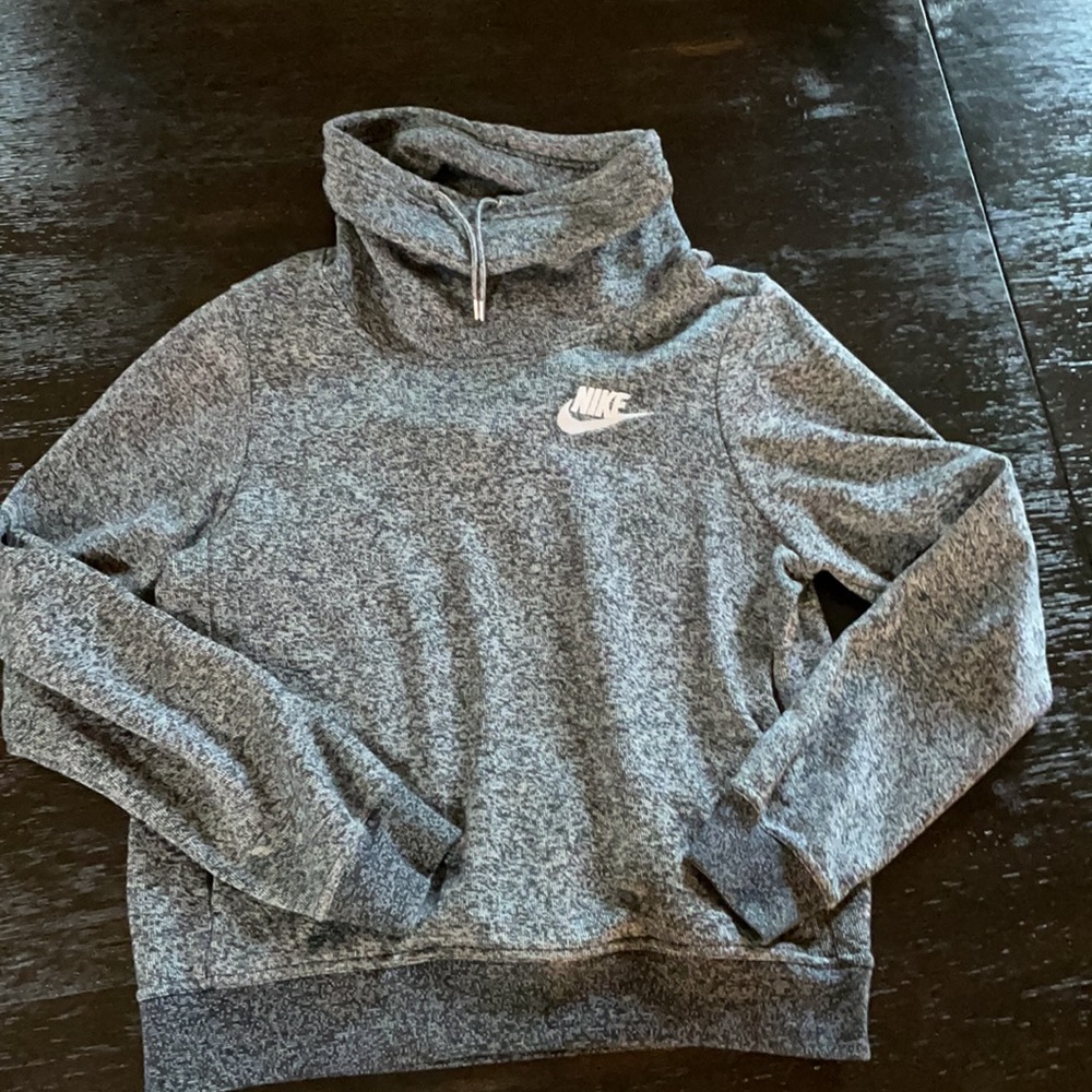 Nike Grey Funnel Neck Sweatshirt